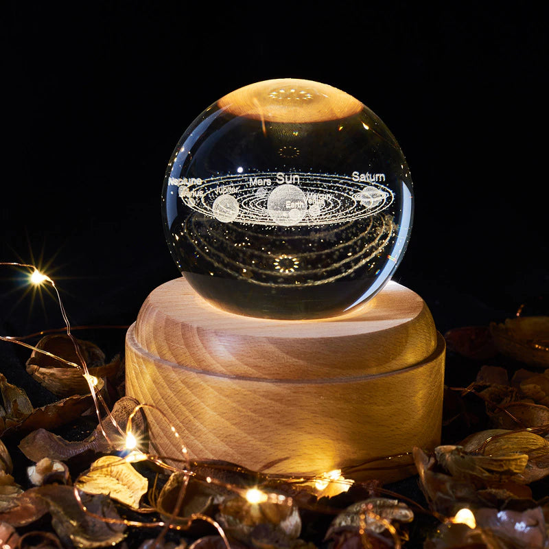 Crystal Ball Night Light Usb Charging 