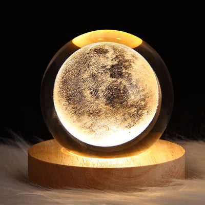 LED Night Light Galaxy Crystal Ball 