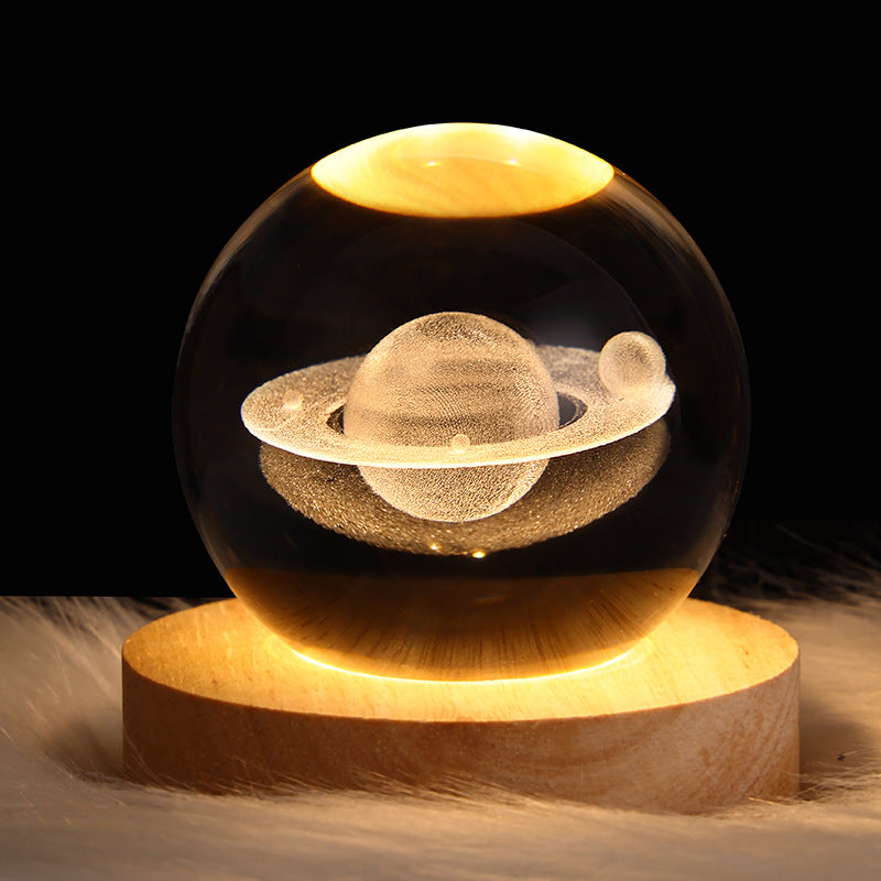 LED Night Light Galaxy Crystal Ball 