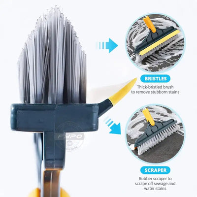 Stiff Bristle Floor Scrub Brush